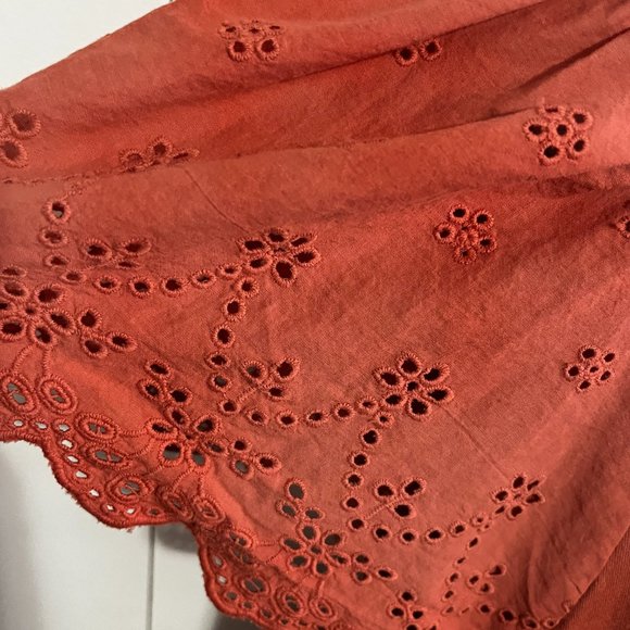 Eyelet Sleeve T-shirt Blouse - 2X - Picture 2 of 4